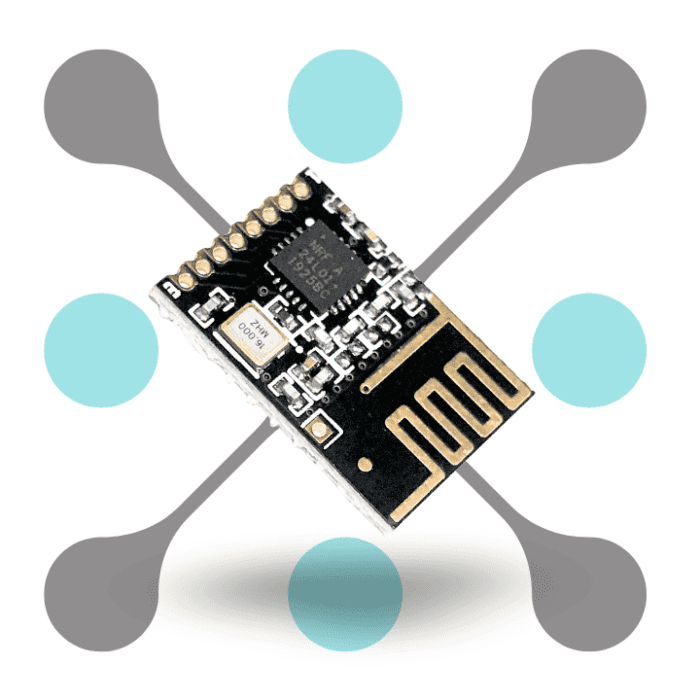 roboway NRF24L01 SMD Wireless Transceiver Antena Module