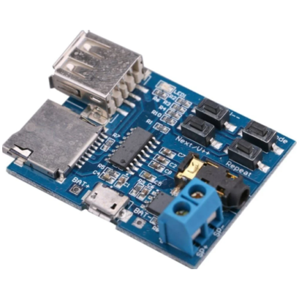 roboway Non-Destructive MP3 Decoding Board with Self-Powered TF Card U Disk Decoded Player Module