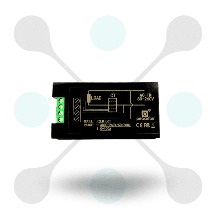 roboway PZEM-061 100A ammeter with ct