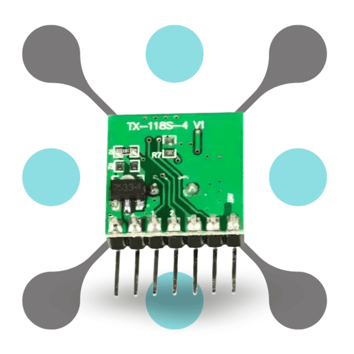 roboway Qiachip TX118SA-4 ASK transmeter for 1527 rf remote