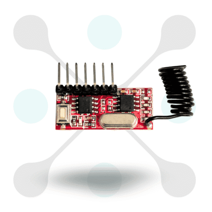 roboway Qiachip Wireless 433Mhz RF Module Receiver Remote Control Built-in Learning Code 1527