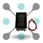roboway Red LED AC voltmeter 220V