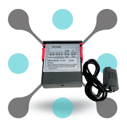 roboway STC3028 Digital Temperature Humidity Controller Home Fridge Thermostat Hygrometer Control Switch AC 110 220V