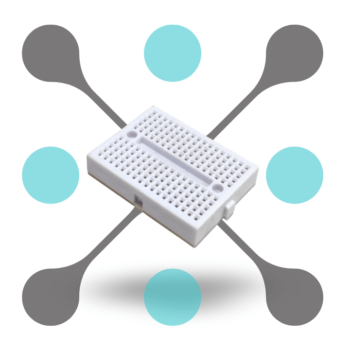 roboway SYB-170 170 pts Mini Breadboard White