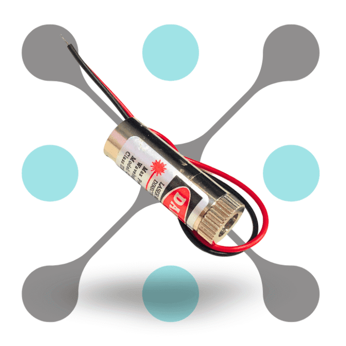roboway SYD1230 5mw 12mm Red Cross Laser Module