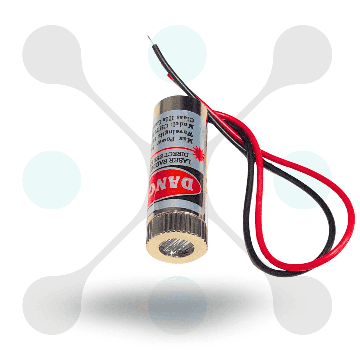 roboway SYD1230 5mw 12mm Red Cross Lines Laser Module