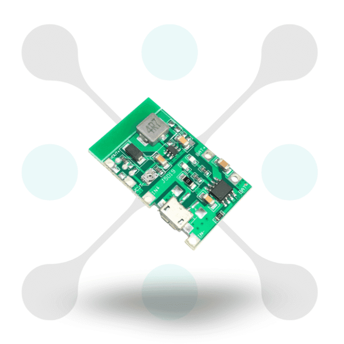 roboway TP4056 18650 3.7V 4.2V Battery Charging Module with Integrated DC Boost Converter module