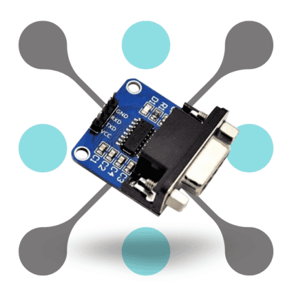 roboway TTLTO232 RS232 to TTL Serial Port Converter Module DB9 Connector Based on MAX3232 IC