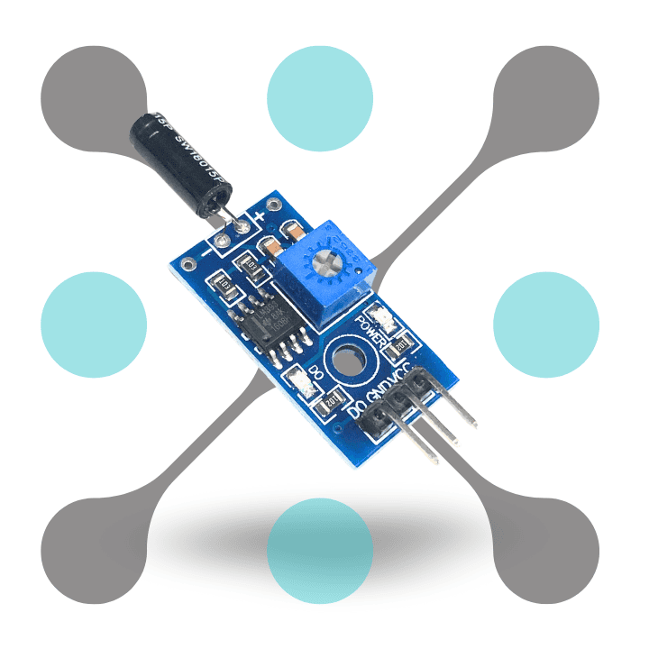 roboway Tilt Sensor Vibration Alarm Vibration Switch Module for Arduino