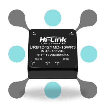 roboway URB1D12YMD-10WR3 110V to 12V 10W 833mA DC to DC 91% transfer input power supply module input 40-160V