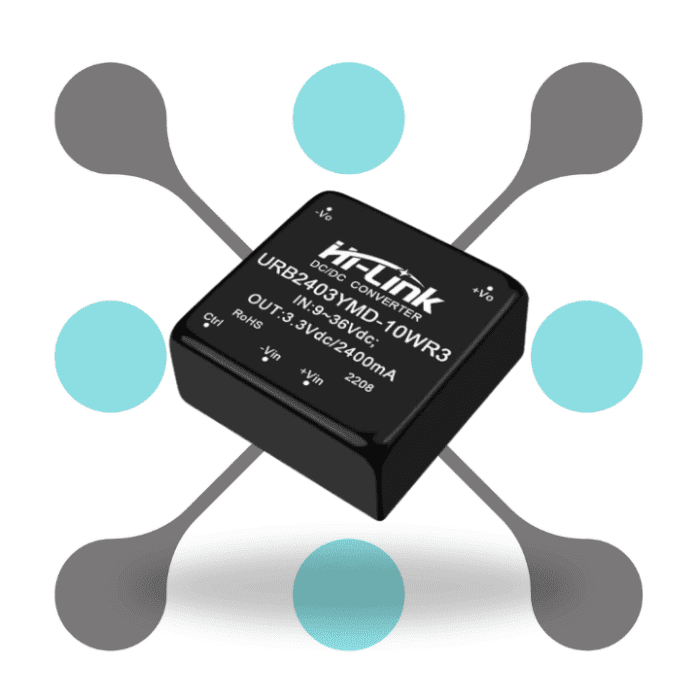 roboway URB2403YMD-10WR3 24V to 3.3V 10W 33mA DC-DC converter 10W power supply