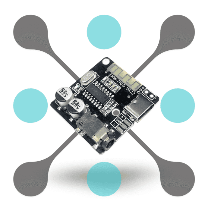 roboway VHM-314 BT Audio Receiver board BT 5.0 mp3 lossless decoder board Wireless Stereo Music Module 3.7-5V.