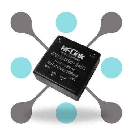 roboway VRB1224YMD-5WR3 12V to 24V 5W 208mA DC to DC Isolation Voltage 1500VDC Power Module Converter