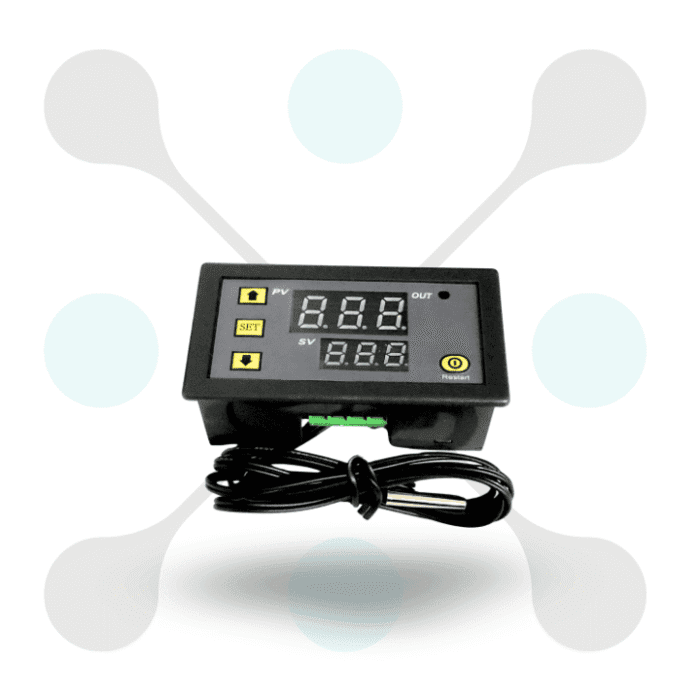 roboway W3230 Digital Temperature Controller LED Dc 12V 20A Multipurpose Controller