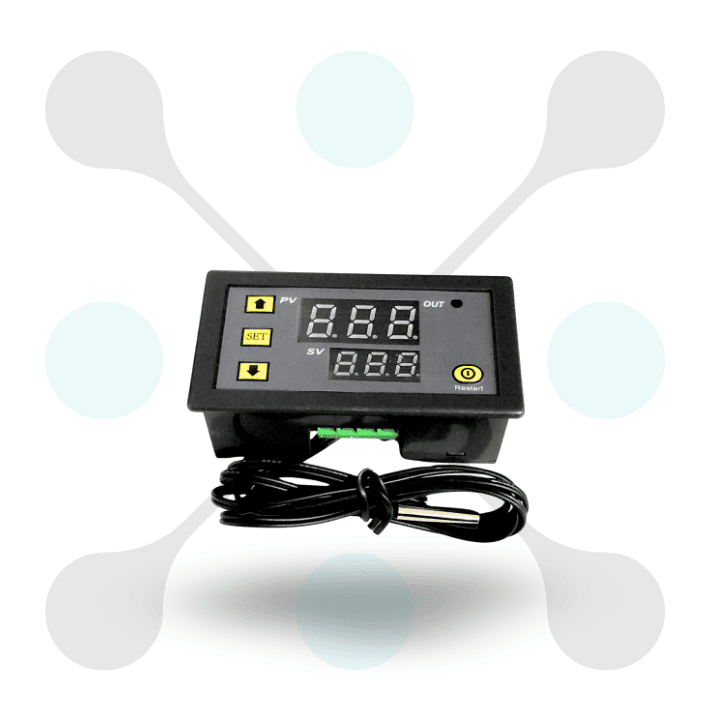 roboway W3230 Digital Temperature Controller LED Dc 12V 20A Multipurpose Controller