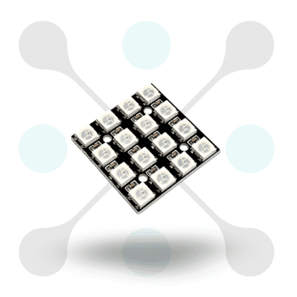 roboway WS2812B 4×4 RGB LED Module