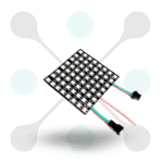 roboway WS2812B 8x8 Addressable Flexible LED Matrix Panel