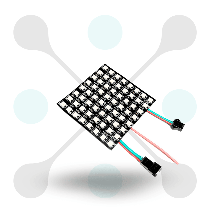 roboway WS2812B 8x8 Addressable Flexible LED Matrix Panel