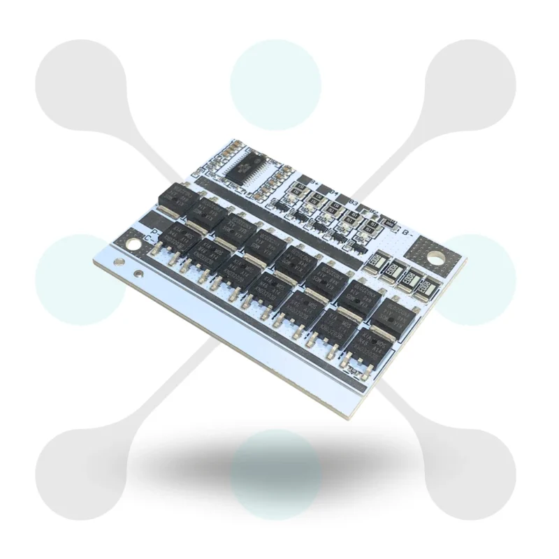 roboway White 4S 100A LiFePO4 Lithium Battery Protection Balance Charging BMS Protection PCB Board