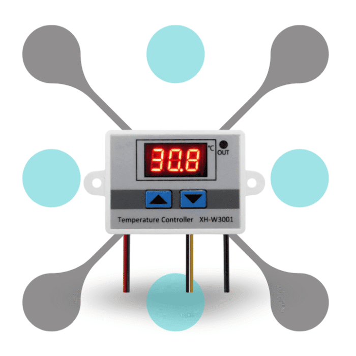 roboway XH-W3001 AC 220V 1500W Digital Microcomputer Thermostat Switch Temperature Controller
