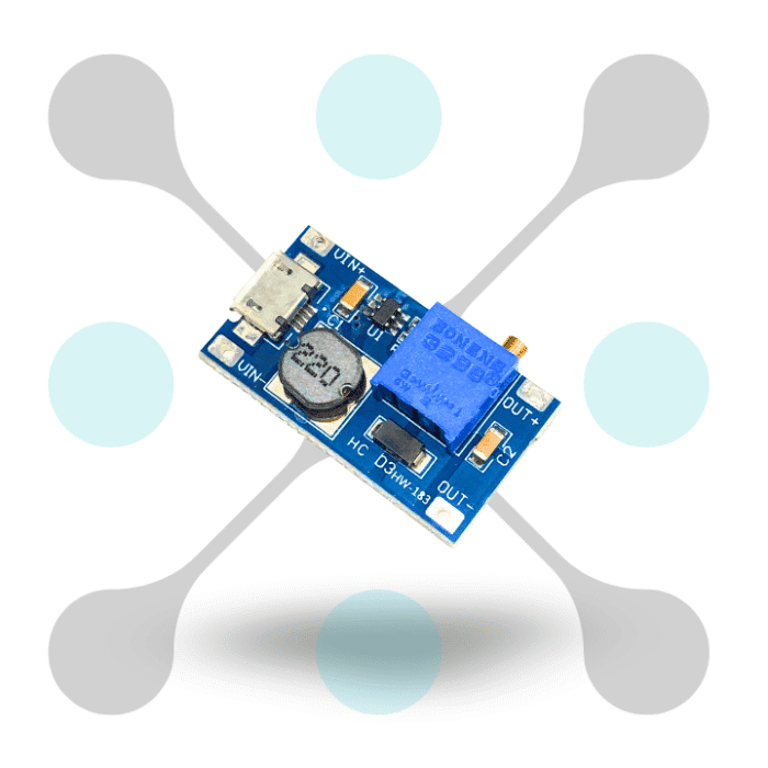 roboway XY-016 2A DC-DC Step Up 5V9V12V28V Power Module with Micro USB