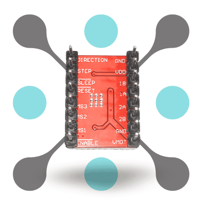 roboway a4988 stepper motor driver base module