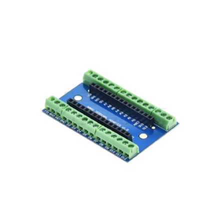 roboway blue nano io shield v1 simple expansion board finished board