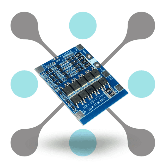 roboway bms lifepo4 4s 30a 12v