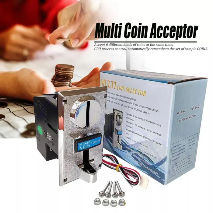 roboway coin acceptor for vending machine