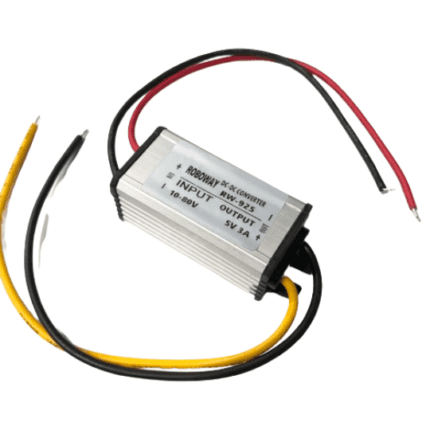 roboway dc 10 80v to 5v 3a car pwer converter 15w car step down power supply module ip68