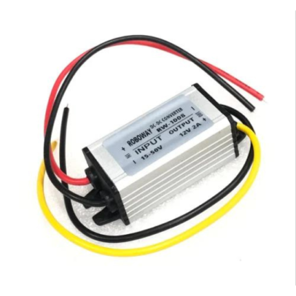 roboway dc 15 50v to 12v 2a 24w buck boost dc dc converter step up step down ip68 power module