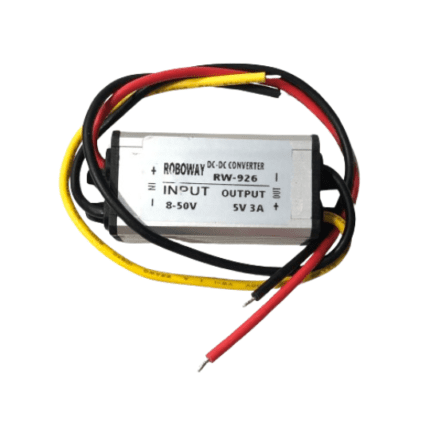 roboway dc 8 50v to 5v 3a car power converter 15w car step down power supply module ip68