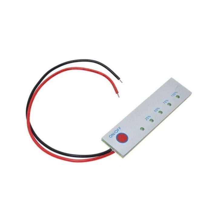 roboway five level voltage led indicator for lipo4 lithium ion battery level indicator