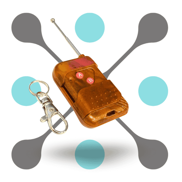 roboway ic2260 433mhz 2 Button Rf Remote