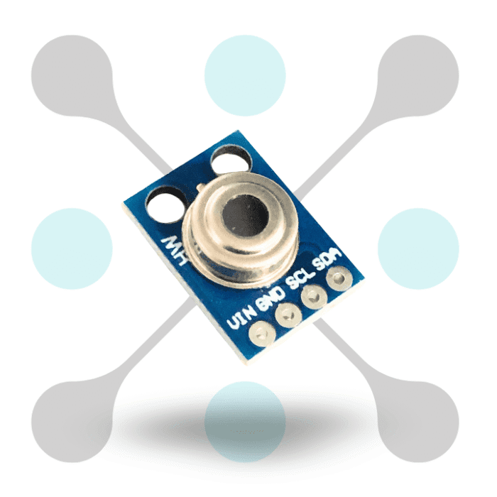 roboway mlx90614 non contact temperature measurement