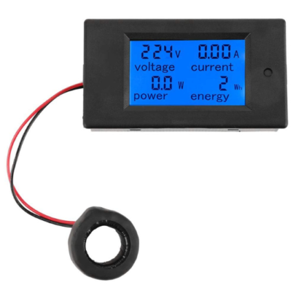 roboway pzem 061 ac 80 260v 100a lcd digital current voltage power energy ammeter voltmeter with current transformer ct