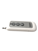 White 3 Button wireless rf remote 1527 learning code