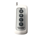 Wireless 433Mhz RF Module Receiver Built-In Learning Code 1527 With 4 Button White Remote