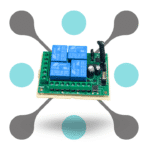 roboway 12V 433MHZ 4 Channel Relay Receiver