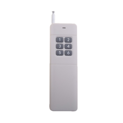 roboway 12v 433mhz wireless 6 channel 6 button rf remote control switch 2000 meters range