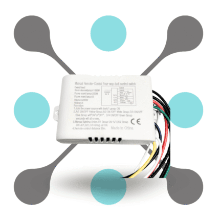 AC 220V-240V 4 Way Rf Remote On Off Digital Switch
