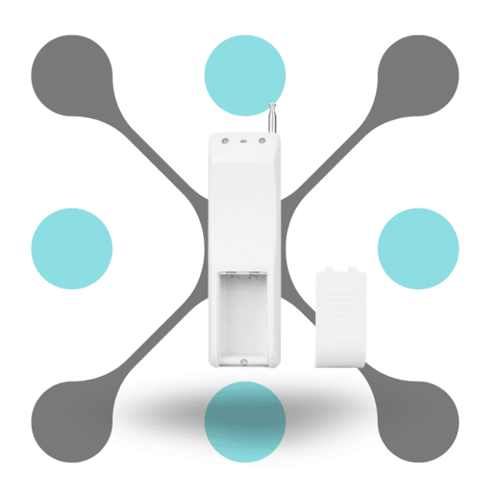 roboway 433mhz 3 button rf remote