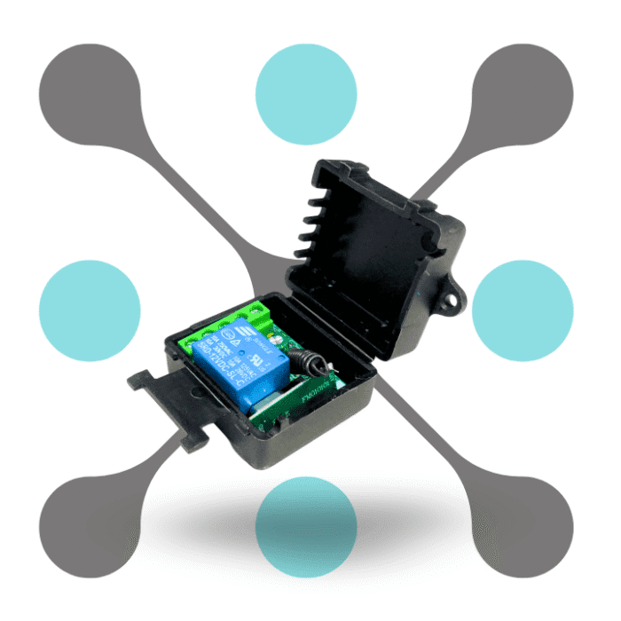 roboway DC 12V 433MHZ 1 Channel RF Relay Receiver Wireless Rf Remote Controller