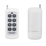 433MHZ 8 Button RF Remote Control EV1527 learning code