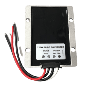 Convertitore Tensione CC-CC 36/48V A 24V - 20A 480W, Efficienza 96%, IP67 Convertitore Tensione CC-CC 36/48V A 24V - 20A 480W, Efficienza 96%, IP67