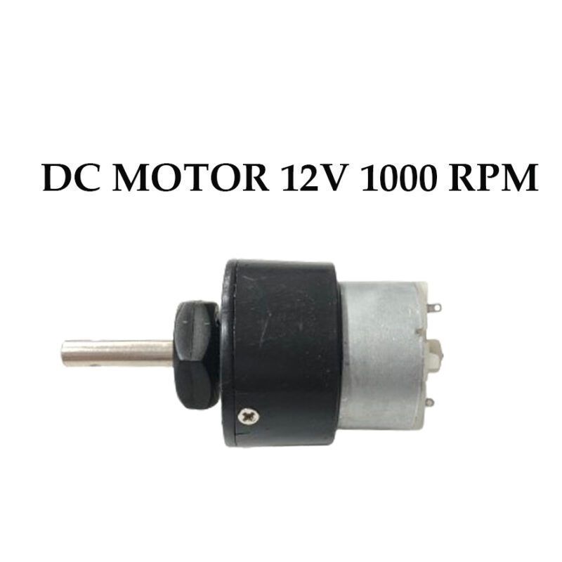 DC MOTOR 12V 1000 RPM HIGH TORQUE ELECTRIC MICRO SPEED GEARED MOTOR