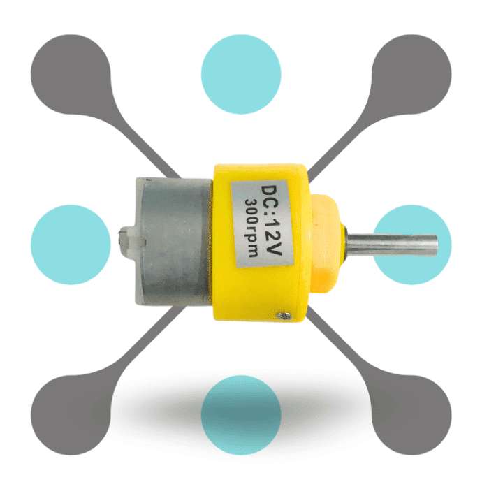 roboway 12v 300Rpm Electric Micro Speed Geared Motor