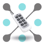 roboway 433MHz 8 channel White rf remote