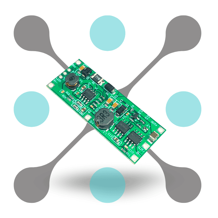 roboway DC UPS 5V-12V to 12V 1A Uninterrupted Charging Module Voltage Converter Board