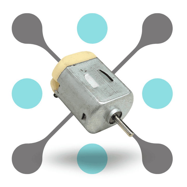 roboway Dc 3V-6V 16000 Rpm Toy Motor For DIY Projects